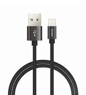 Portronics Konnect A - 2 MTR Braided Lightning Cable